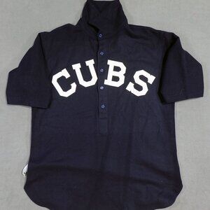 Custom The Dream Shop 1911 Chicago Cubs Road wool jersey Ebbets Mitchell Ness